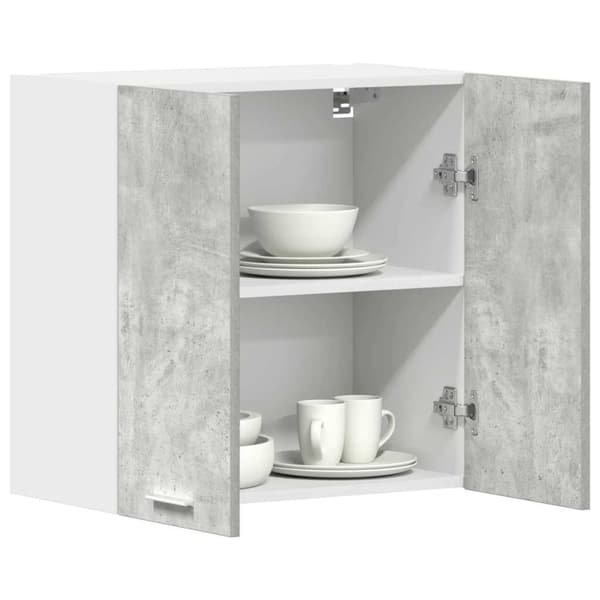 vidaXL Väggskåp för kök betonggrå 60x31x60 cm konstruerat trä