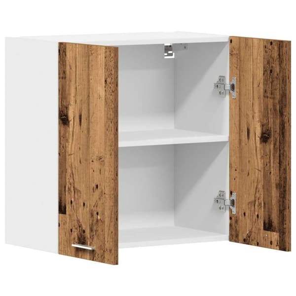 vidaXL Veggmontert kjøkkenskap "Lyon" gammelt tre 60x31x60 cm