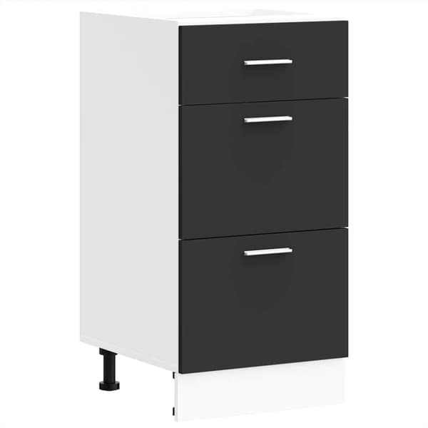 vidaXL underskab 40x46x81,5 cm konstrueret træ sort