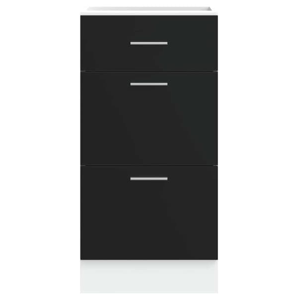 vidaXL underskab 40x46x81,5 cm konstrueret træ sort