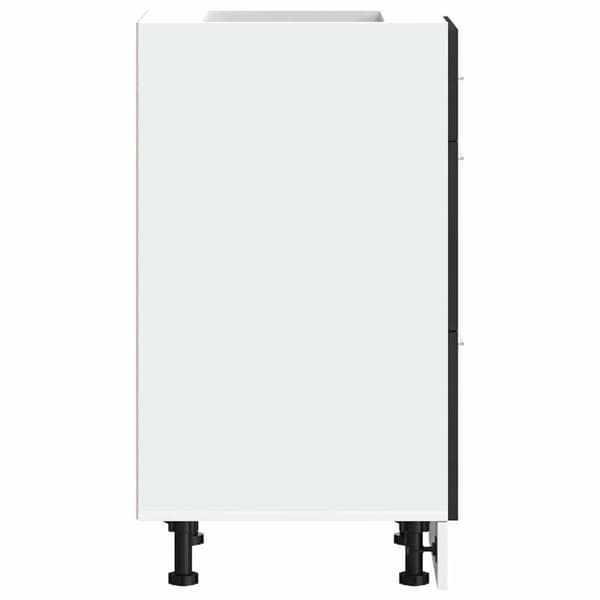 vidaXL underskab 40x46x81,5 cm konstrueret træ sort