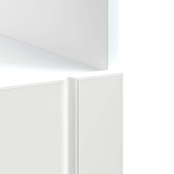 vidaXL Ugnsskåp Lucca vit konstruerat trä