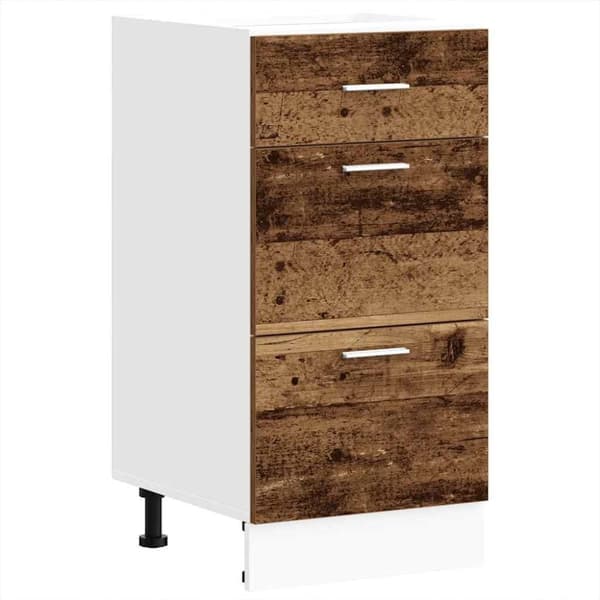 vidaXL Alakaappi "Lyon" Old Wood 40x46x81,5 cm Engineered Wood