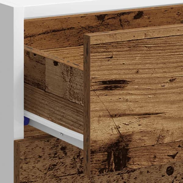 vidaXL Alakaappi "Lyon" Old Wood 40x46x81,5 cm Engineered Wood