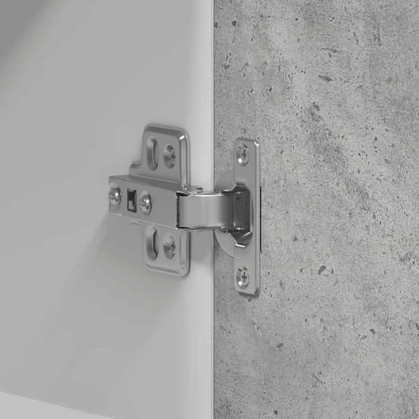 vidaXL vægskab til køkken 60x31x60 cm konstrueret træ betongrå