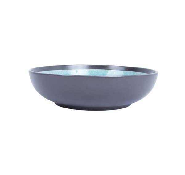 Lauta RITA D19xH5cm, musta/harmaa