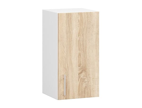 Skab LIMA W30 /580/ HVID/Dåb SONOMA