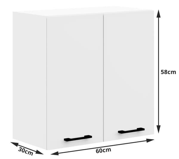 Skab OLIWIA W60 H580 HVID