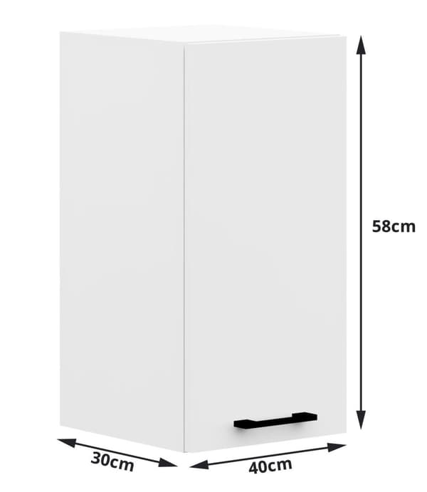 Kaappi OLIWIA W40 H580 VALKOINEN