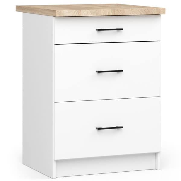 KEITTIÖKAAPPI OLIVIA S 60cm 3S VALKOINEN