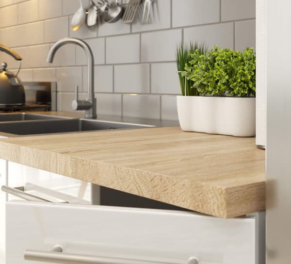 Skab OLIWIA S80 3SK + PLADE HVID / HVID HØJGLANS
