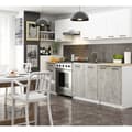 Miniatyrbillede 5 af 5: Skab OLIWIA S90/90 + PLADE HVID / BETON