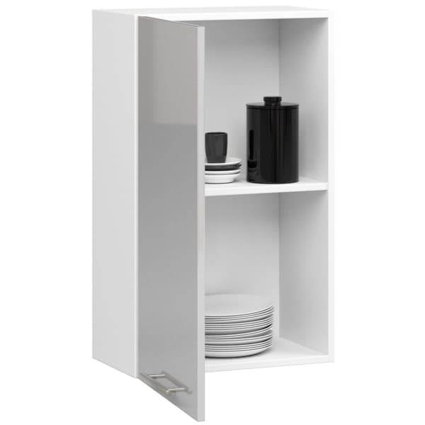 ROIKKUVAT KEITTIÖKAAPIT OLIWIA 50cm VALKOINEN-METALLIHOHTO H720