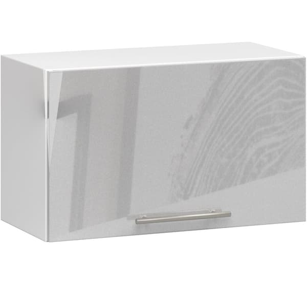 Skab OLIWIA W60OK HVID / METALIK GLANS