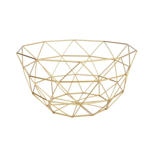 Ljusstake NISSA D26xH13cm, gyllene