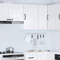 Miniatyrbillede 5 af 11: vidaXL køkkenvægskab Lucca hvid højglans konstrueret træ