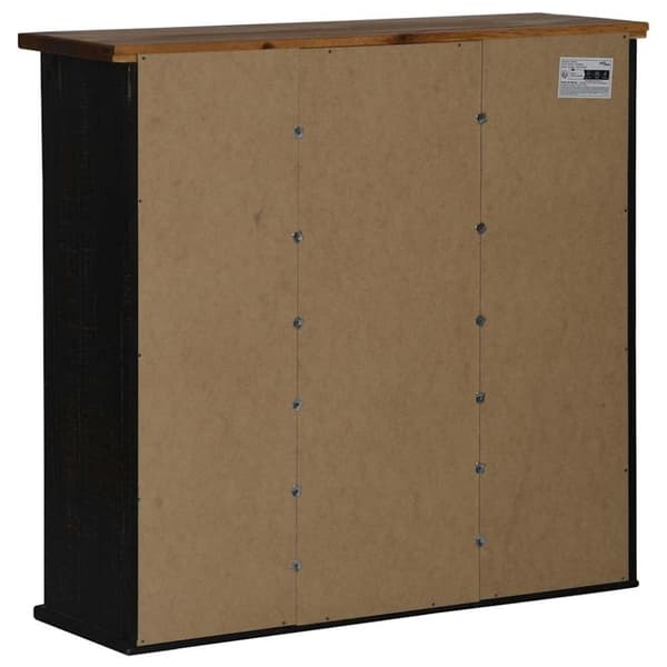 vidaXL Ripustuskaappi HALDEN 2 liukuovea musta 75x22,5x70 cm mänty