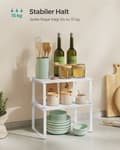 Miniatyrbillede 1 af 7: Kitchen Board Set-set med 4-med metalramme-wolkwit snehvid
