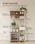 Miniatyrbillede 3 af 6: Kitchenplank 40 x 80 x 180,4 cm guld eg-sky hvid