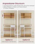 Miniatyrbillede 5 af 6: Kitchenplank 40 x 80 x 180,4 cm guld eg-sky hvid