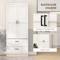 Pikkukuva 5 / 11: Rootzin vapaasti seisova keittiökaappi - ruokakomerovarasto - olohuoneen kaappi - säädettävät hyllyt - 75W x 39d x 178h cm