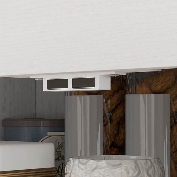 Rootzin vapaasti seisova keittiökaappi - ruokakomerovarasto - olohuoneen kaappi - säädettävät hyllyt - 75W x 39d x 178h cm