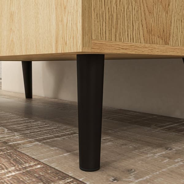 Rootz Kitchen Cabinet - Buffetskab - Opbevaringsenhed - Justerbare hylder - 80W x 40d x 178H cm