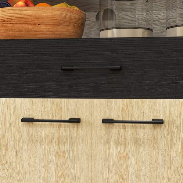 Rootz Kitchen Cabinet - Buffetskab - Opbevaringsenhed - Justerbare hylder - 80W x 40d x 178H cm
