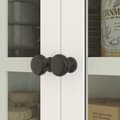 Miniatyrbillede 9 af 11: Rootz Kitchen Cabinet med glasdøre - Opbevaring af opvask - Spisestueskab - rigelig opbevaring - 68 x 39,5 x 170 cm, hvidbrun