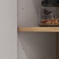 Pikkukuva 4 / 7: Rootz Kitchen Buffet -kaappi - säilytyskaappi - Keittiön sivupöytä - Korkeuden säädettävät hyllyt - 80w x 40d x 178h cm