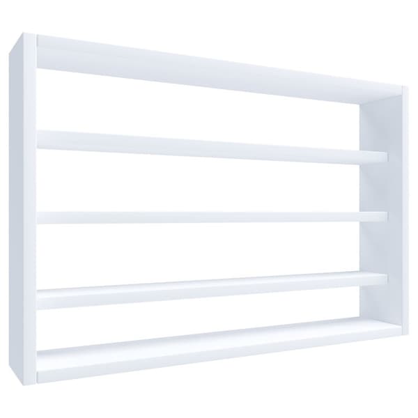 Esaldi hyllor kök 60 cm 4 hyllor vit.