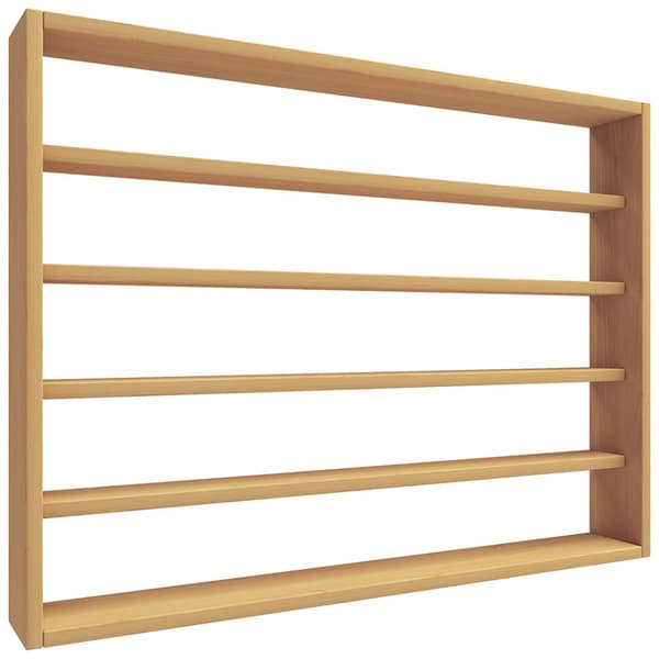 Esaldi hyllor kök 80 cm 5 hyllor bok dekor.