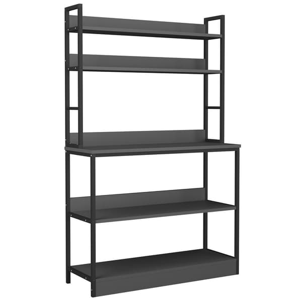 Insasi hylder, reoler køkken 101 cm 5 hylder antracit grå.