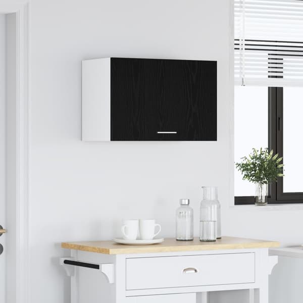 vidaXL Roikkukaappi Mustasta Tammi - 60x31x60 cm