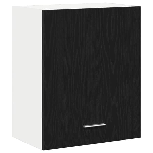 vidaXL Riippukaapit - 2 pakkausta - Musta tammi, 100x31x60 cm - Valmistettu teknisestä puusta