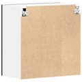Miniatyrbillede 7 af 11: vidaXL Køkkenskab Sort egetræ Konstrueret træ 60 x 31 x 60 cm Døre