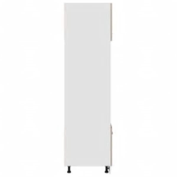 vidaXL skab til mikroovn 60x57x207 cm konstrueret træ sonoma-eg