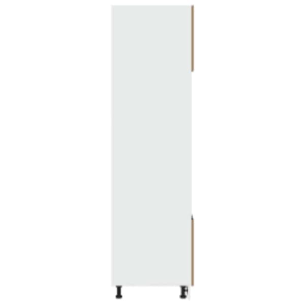 vidaXL Skap for mikrobølgeovn "Lyon" artisan eik 60x57x207 cm