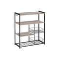 Miniatyrbillede 1 af 8: Standhylde, VASAGLE, 80x35x95 cm, Sort