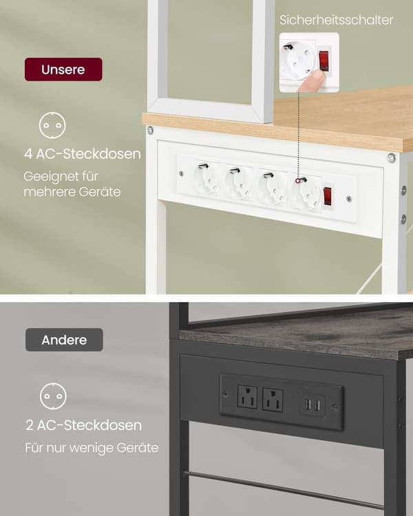 Köksbräda med uttag - Goudeiken och Wolkenwit - Smart Design