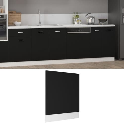Front för diskmaskin “Lyon” svart 59,5x3x67 cm konstruerat trä