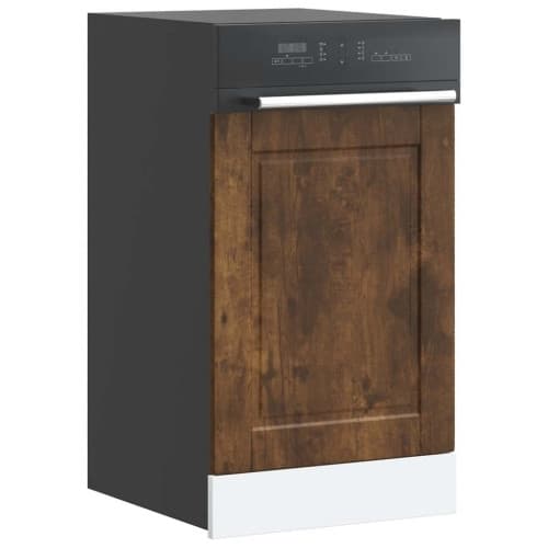 Diskmaskinspanel Porto rökfärgad ek 45x1,5x67cm konstruerat trä