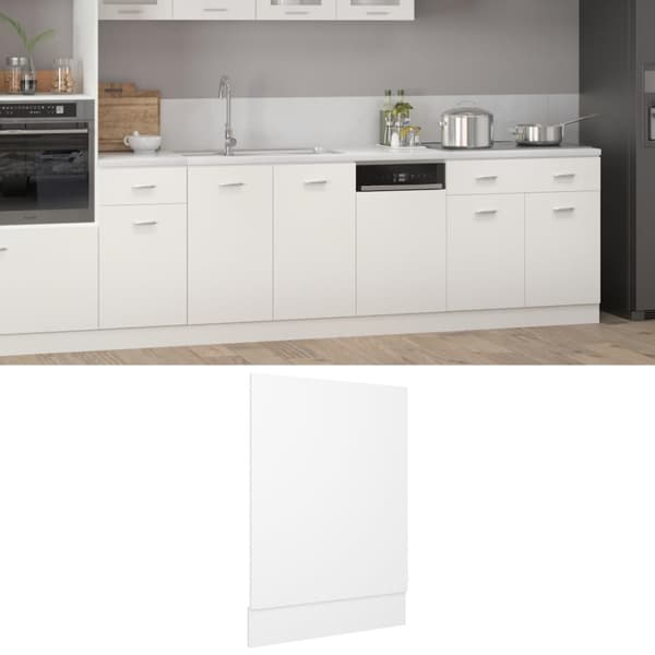 Front för diskmaskin “Lyon” vit 45x3x67 cm konstruerat trä