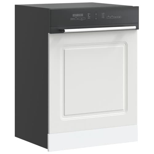 Diskmaskinspanel Kalmar vit 60x1,5x67 cm konstruerat trä