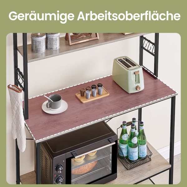 Keukenplank, staande plank, magnetronplank