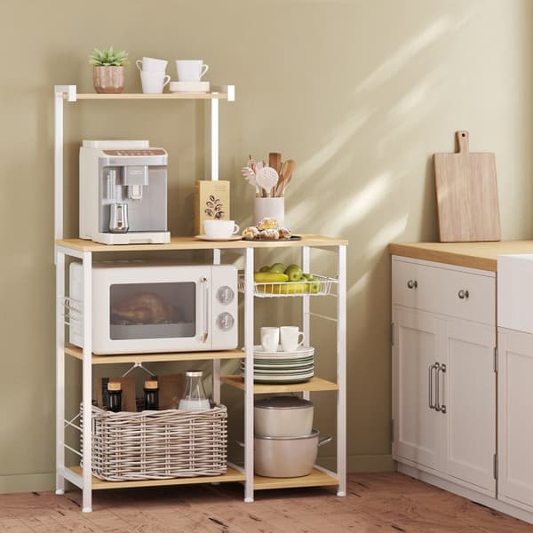 Keukenplank, staande plank, bakkersplank met metalen mand