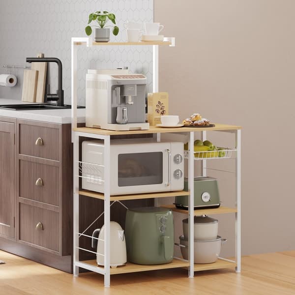Keukenplank, staande plank, bakkersplank met metalen mand