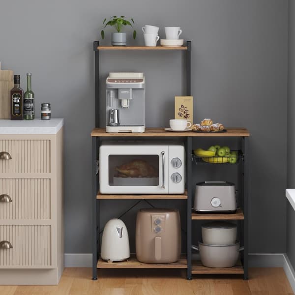 Keukenplank, staande plank, bakkersplank met metalen mand