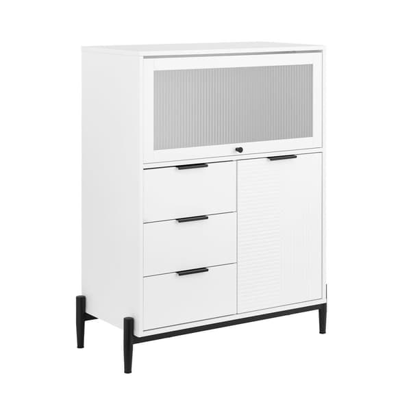 Køkkenskab, FSB94-W, 86x40x108 cm, Hvid
