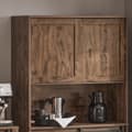 Miniatyrbild 5 av 5: Sidobord, FSB83-N, 80x34x170 cm, Brun